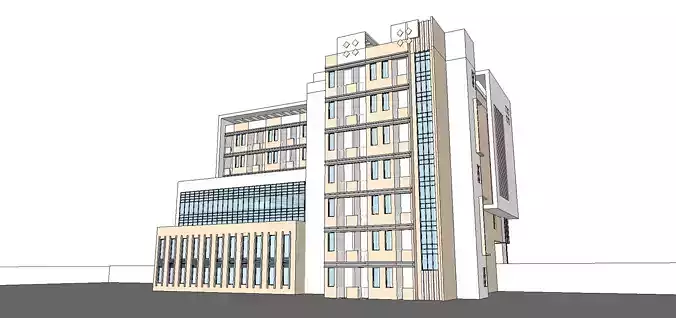 Office-Teaching Building-Canteen 74