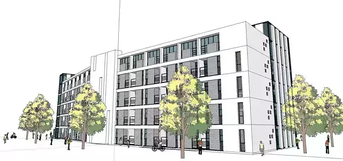 Office-Teaching Building-Canteen 75