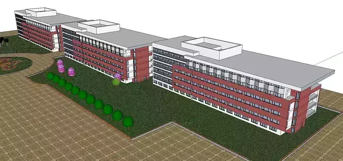 Office-Teaching Building-Canteen 78