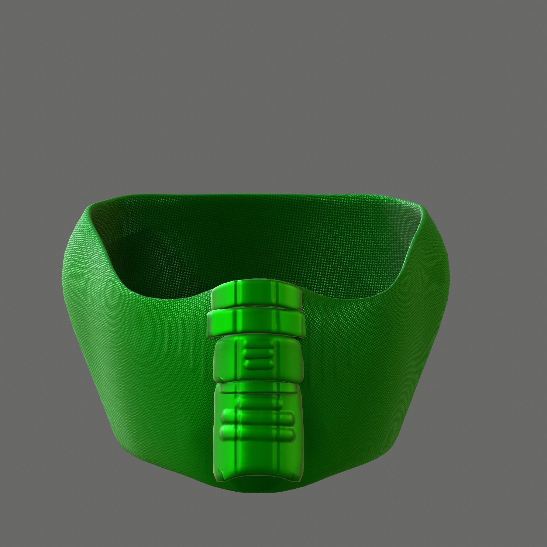 Gas mask helmet 3d model scifi Low-poly  Low-poly 3D model_2