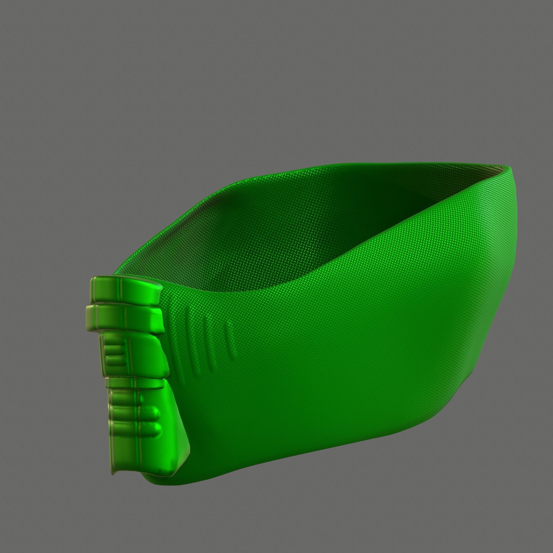 Gas mask helmet 3d model scifi Low-poly  Low-poly 3D model_4