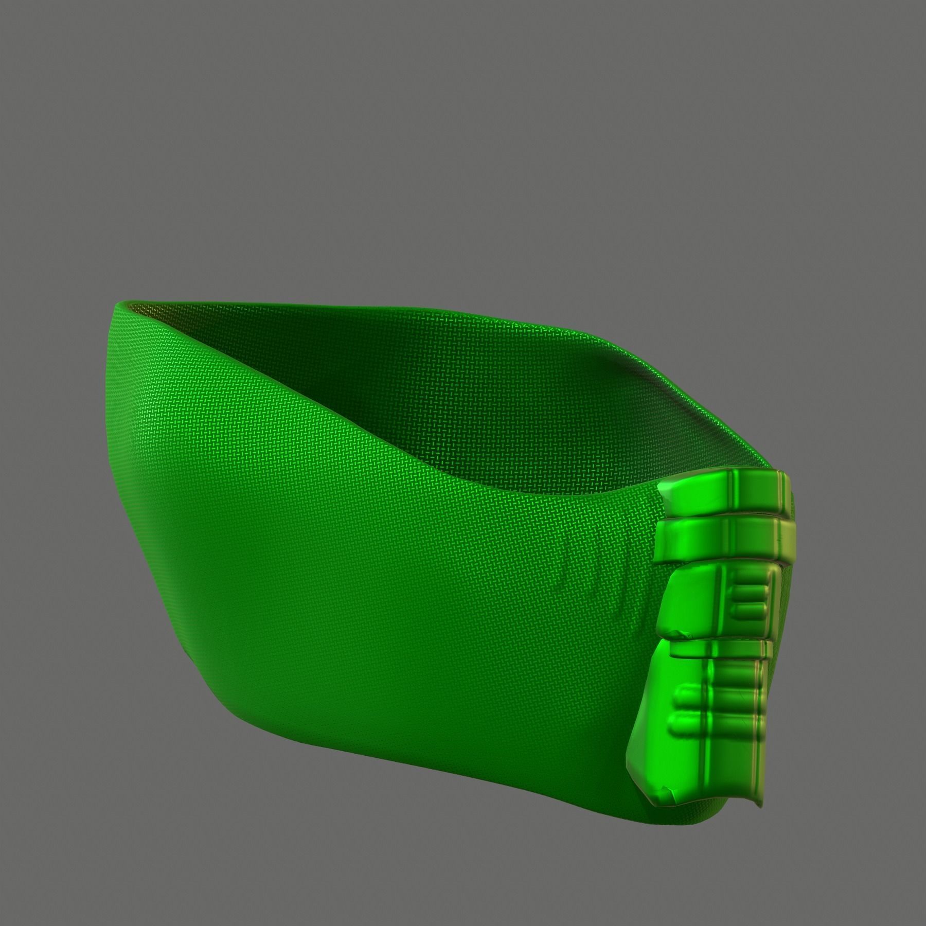 Gas mask helmet 3d model scifi Low-poly  Low-poly 3D model_3