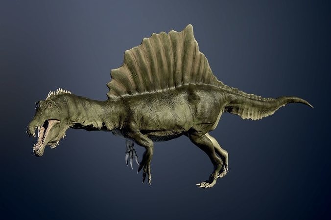 Spinosaurus Low-poly 3D model