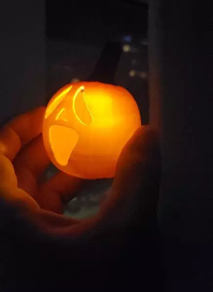 Pumpkin Lantern 01 Jack-O-Lantern 3D print model 3D print model_0