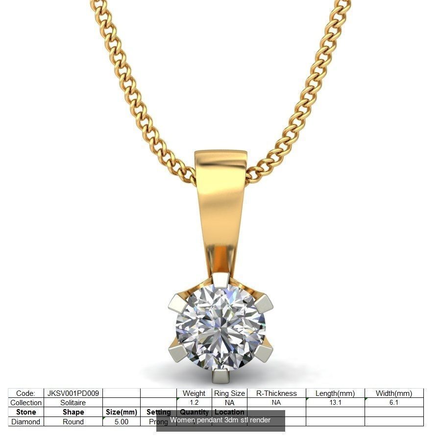 21 Ultra light weight pendant 3dm stl render 3D Model Collection_7