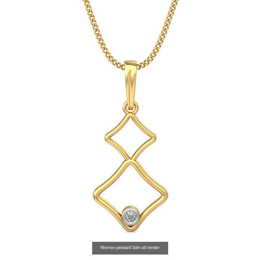 21 Ultra light weight pendant 3dm stl render 3D Model Collection_11
