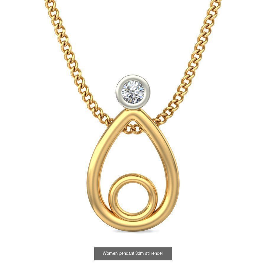 21 Ultra light weight pendant 3dm stl render 3D Model Collection_10