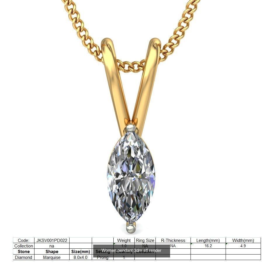 21 Ultra light weight pendant 3dm stl render 3D Model Collection_6