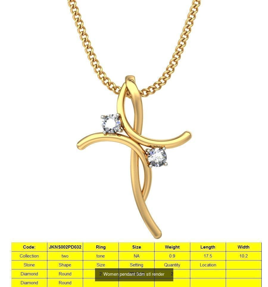 21 Ultra light weight pendant 3dm stl render 3D Model Collection_8