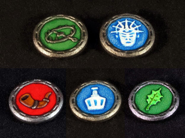 Tokens - Descent 3D print model_4