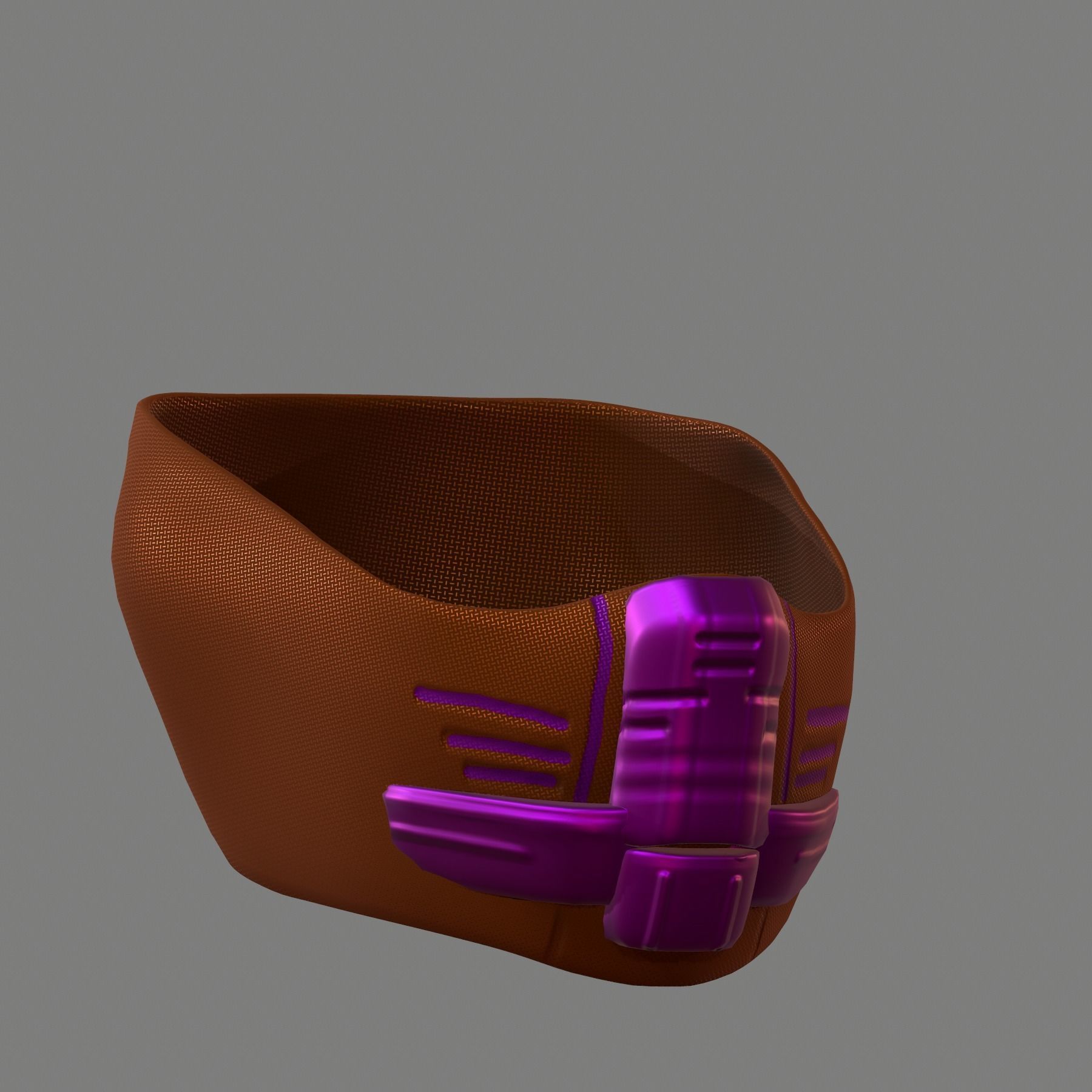 Gas mask helmet 3d model scifi Low-poly Low-poly 3D model_1