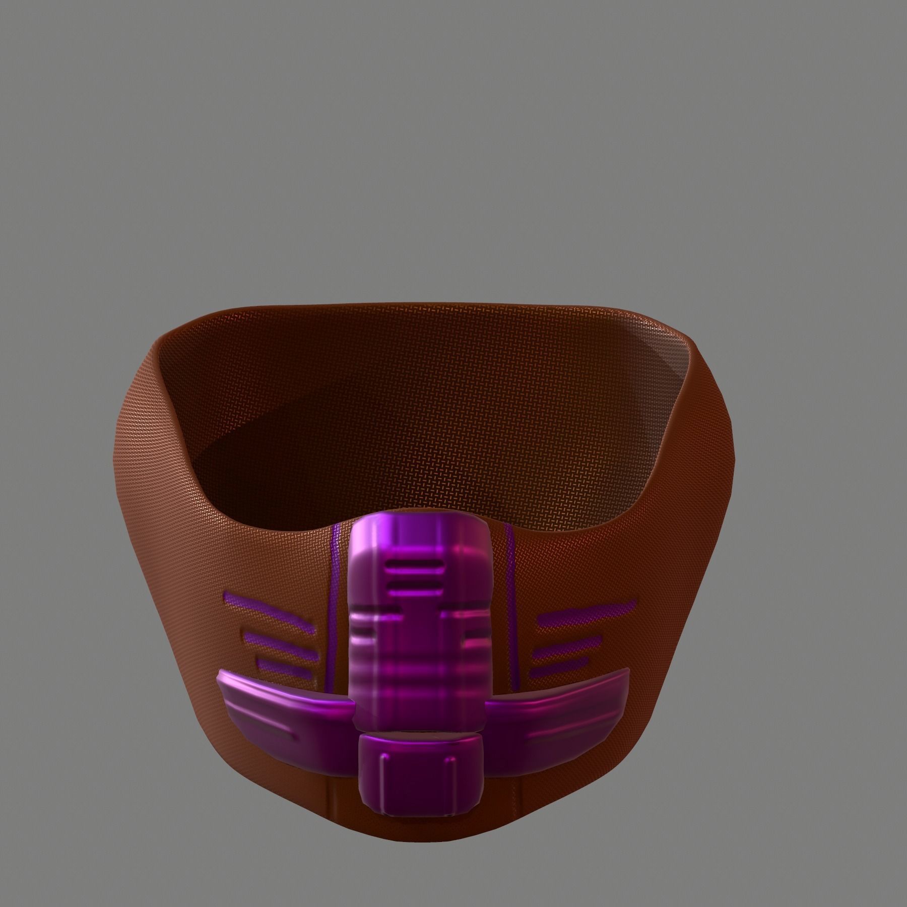 Gas mask helmet 3d model scifi Low-poly Low-poly 3D model_5