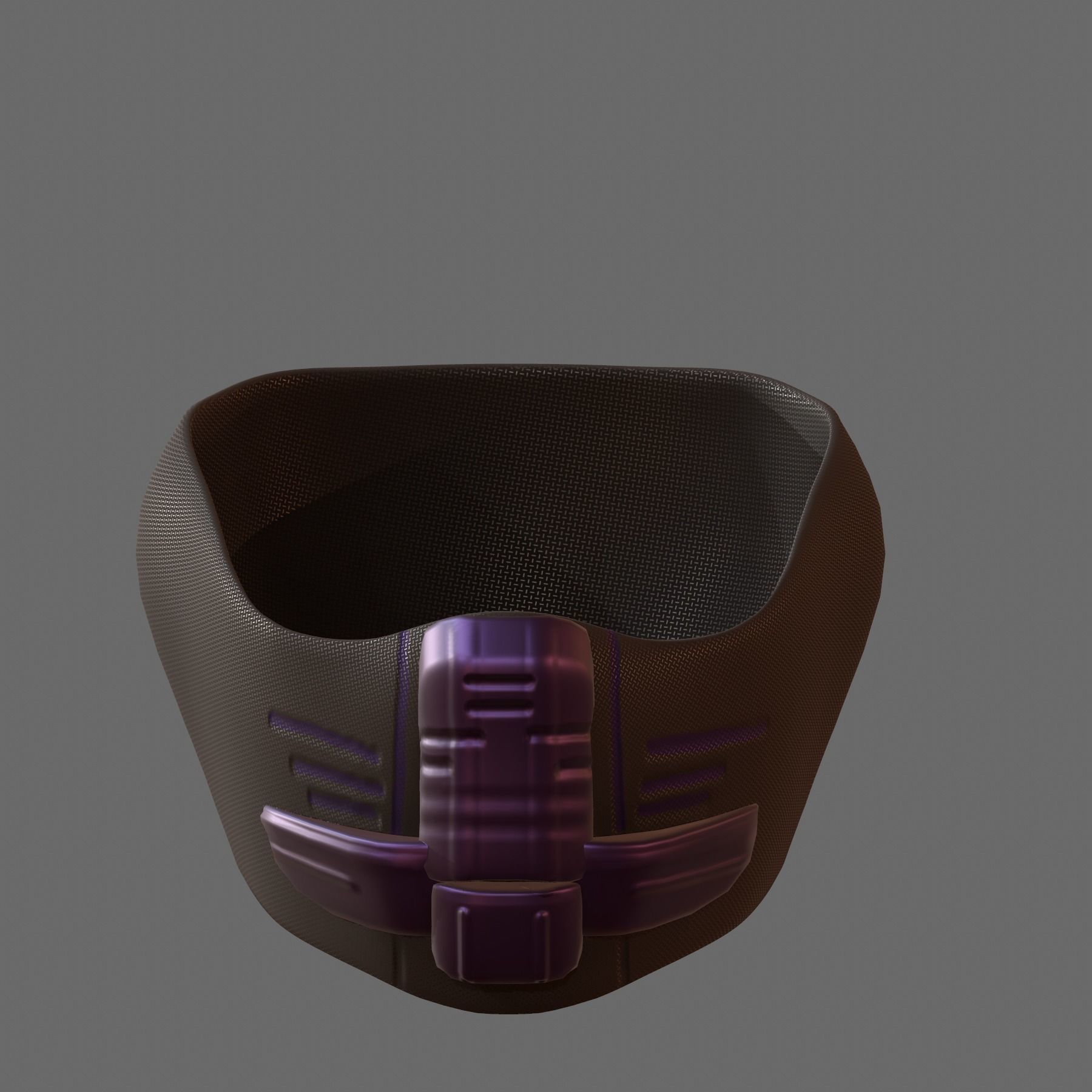 Gas mask helmet 3d model scifi Low-poly Low-poly 3D model_5