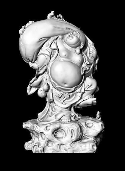 Buddha statue Maitreya bag 3D print model_2