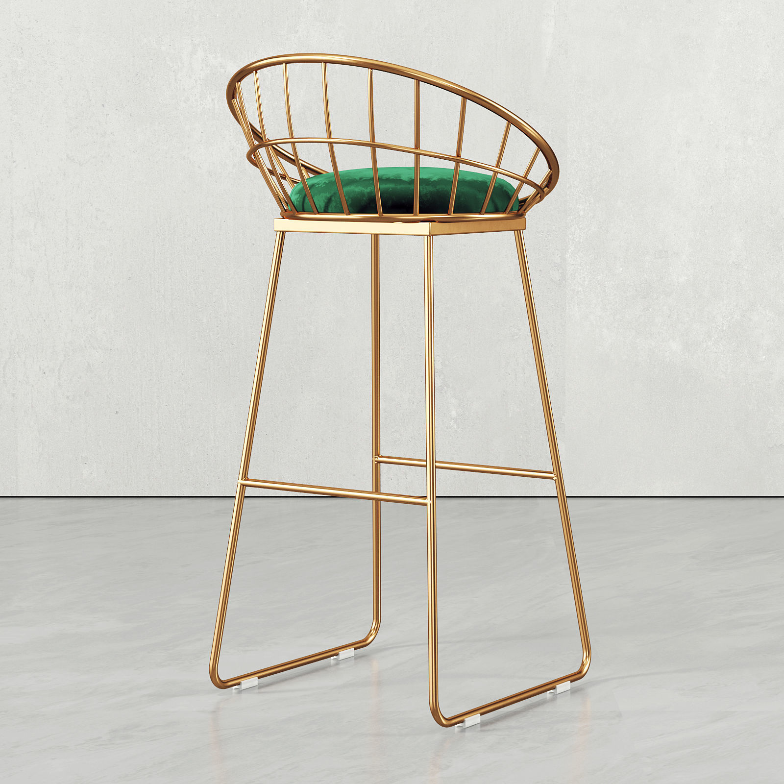 Bar Stool 098 3D model_6