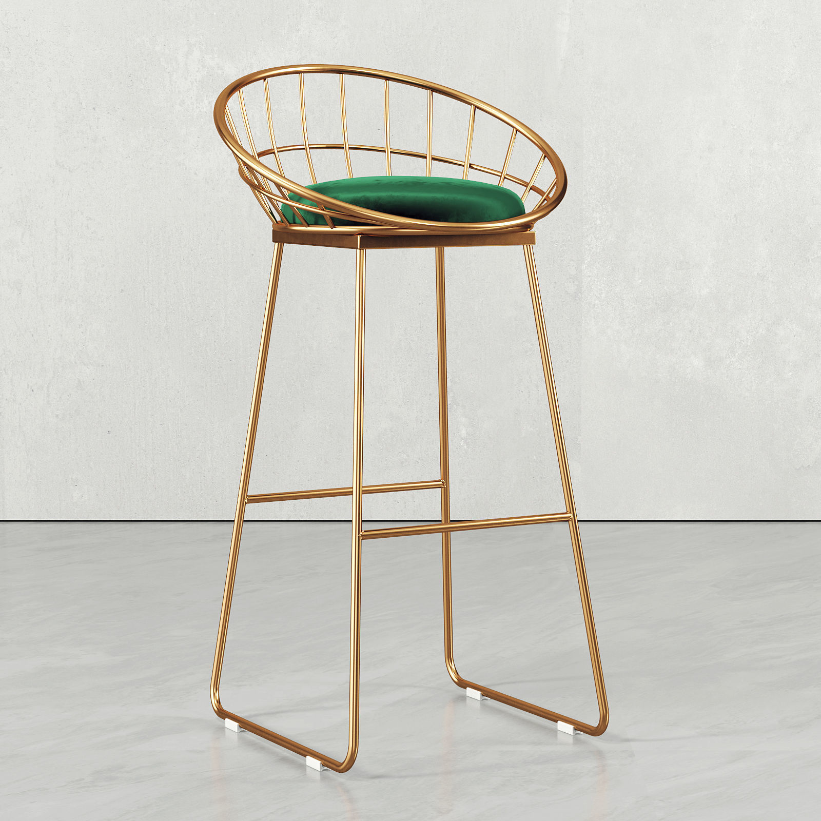 Bar Stool 098 3D model_5