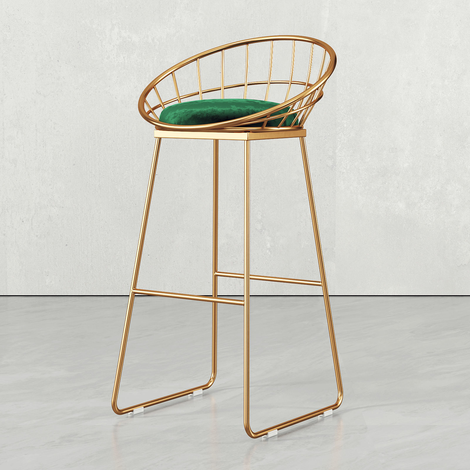 Bar Stool 098 3D model_2