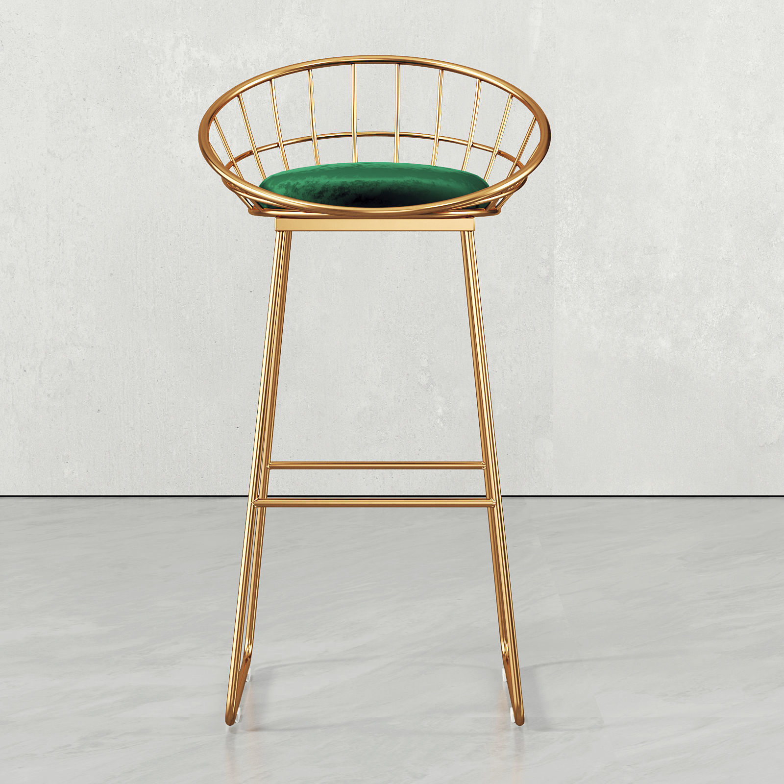 Bar Stool 098 3D model_4