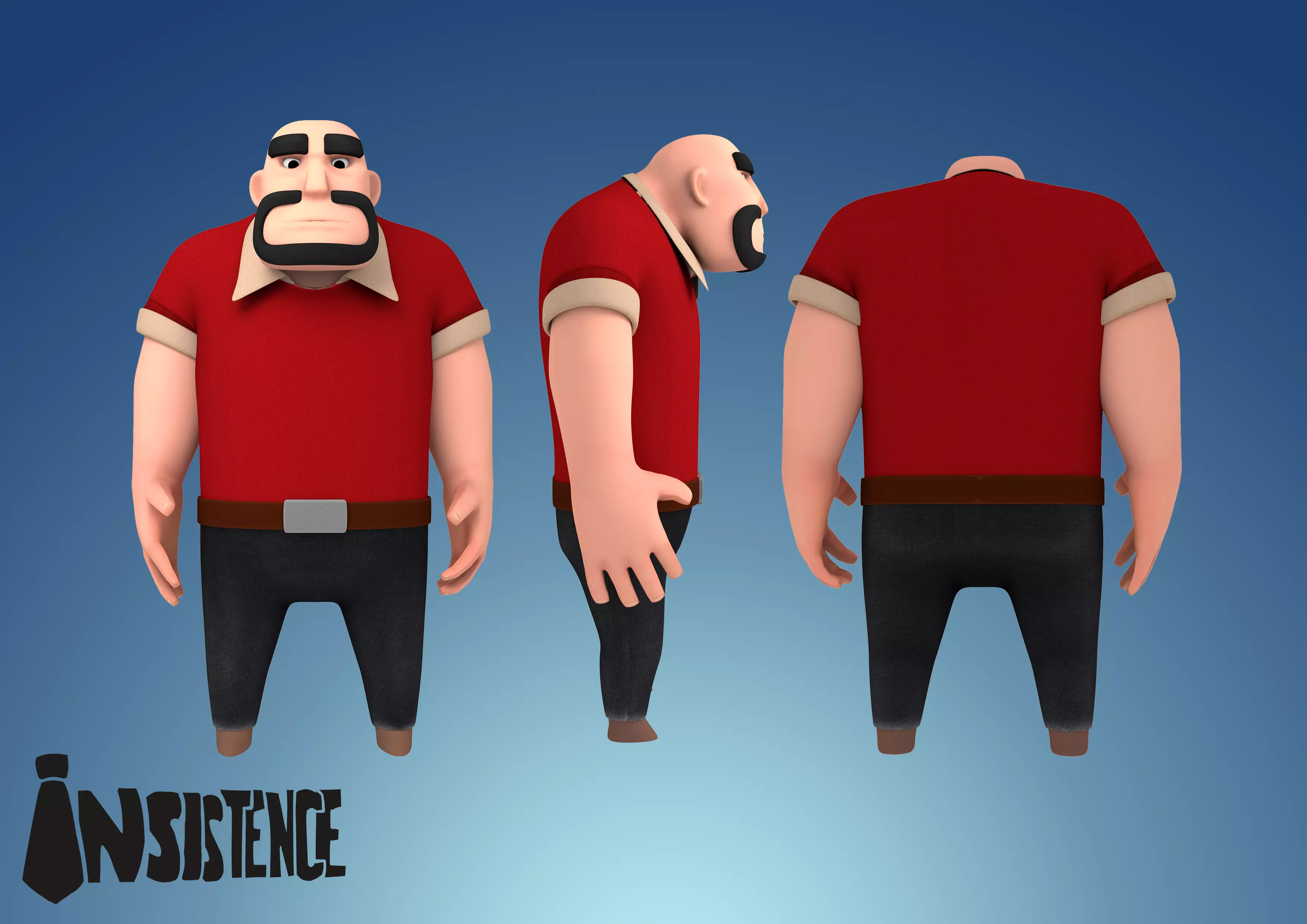 ANGRY DAD 3D model_0