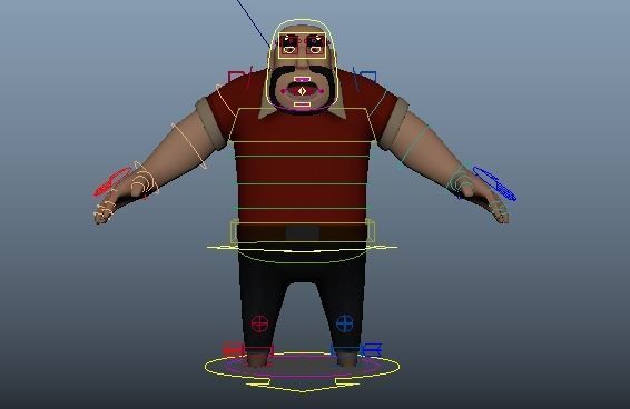 ANGRY DAD 3D model_2