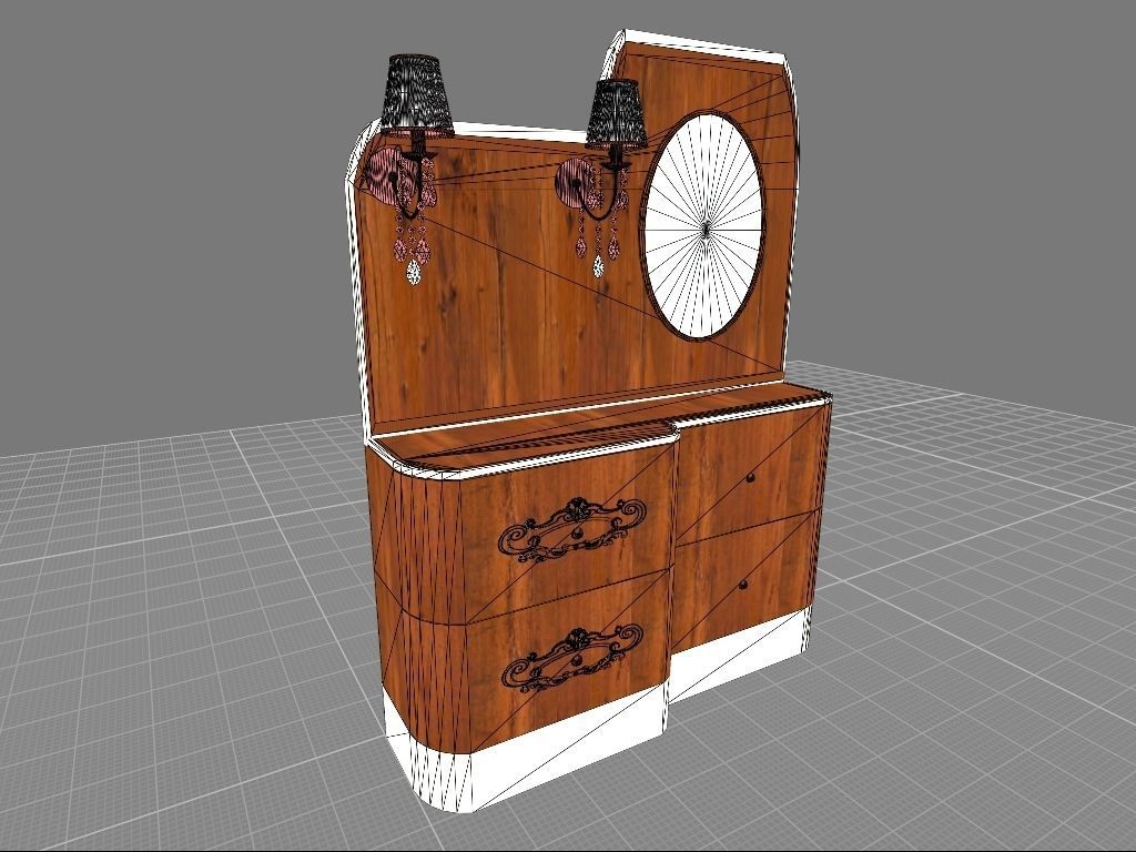 Msk - Cabinet fin16 3D model_2