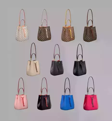 Louis Vuitton Neonoe MM Bag  3D Model Collection