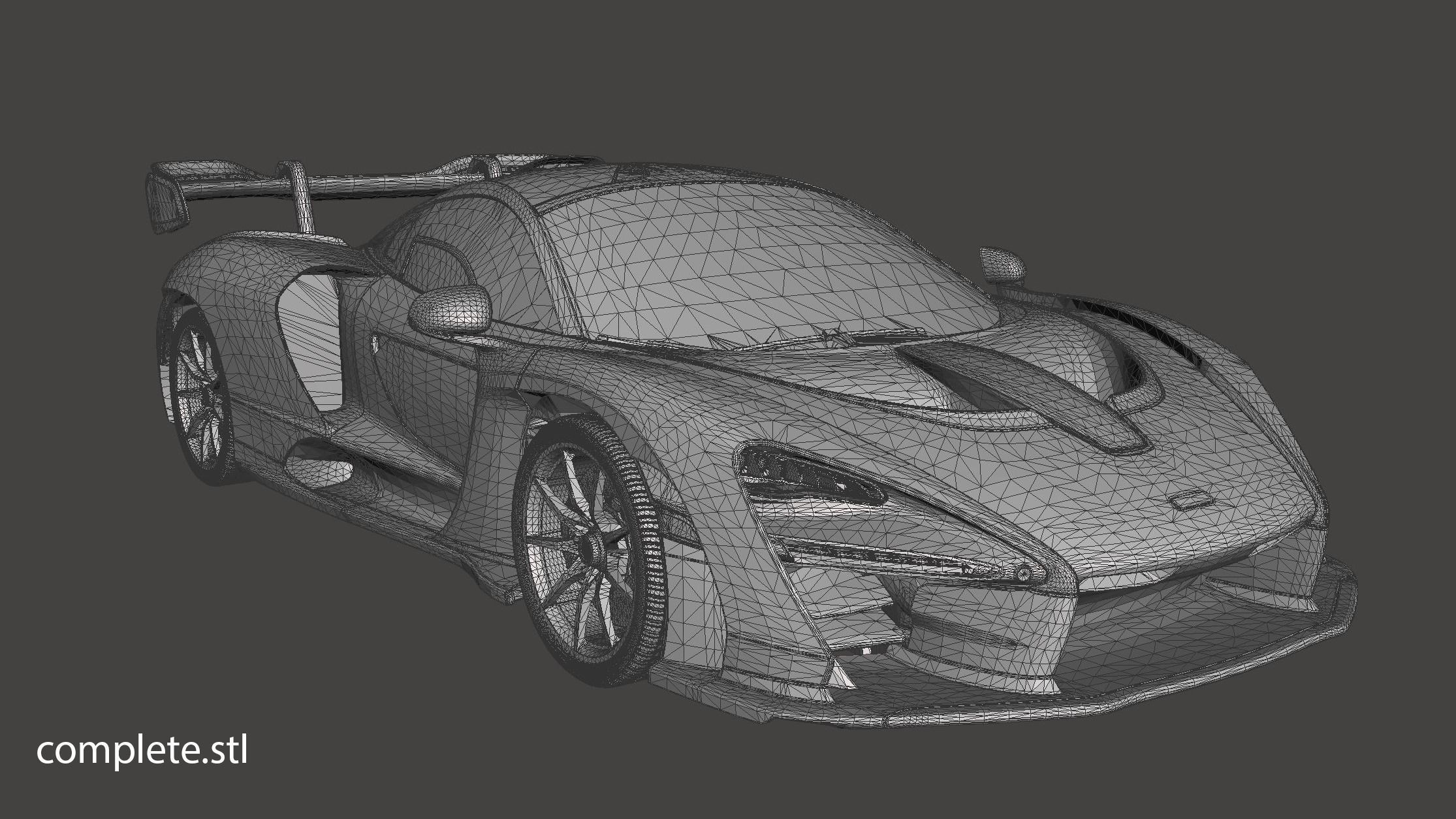 McLaren Senna 3D print model_2