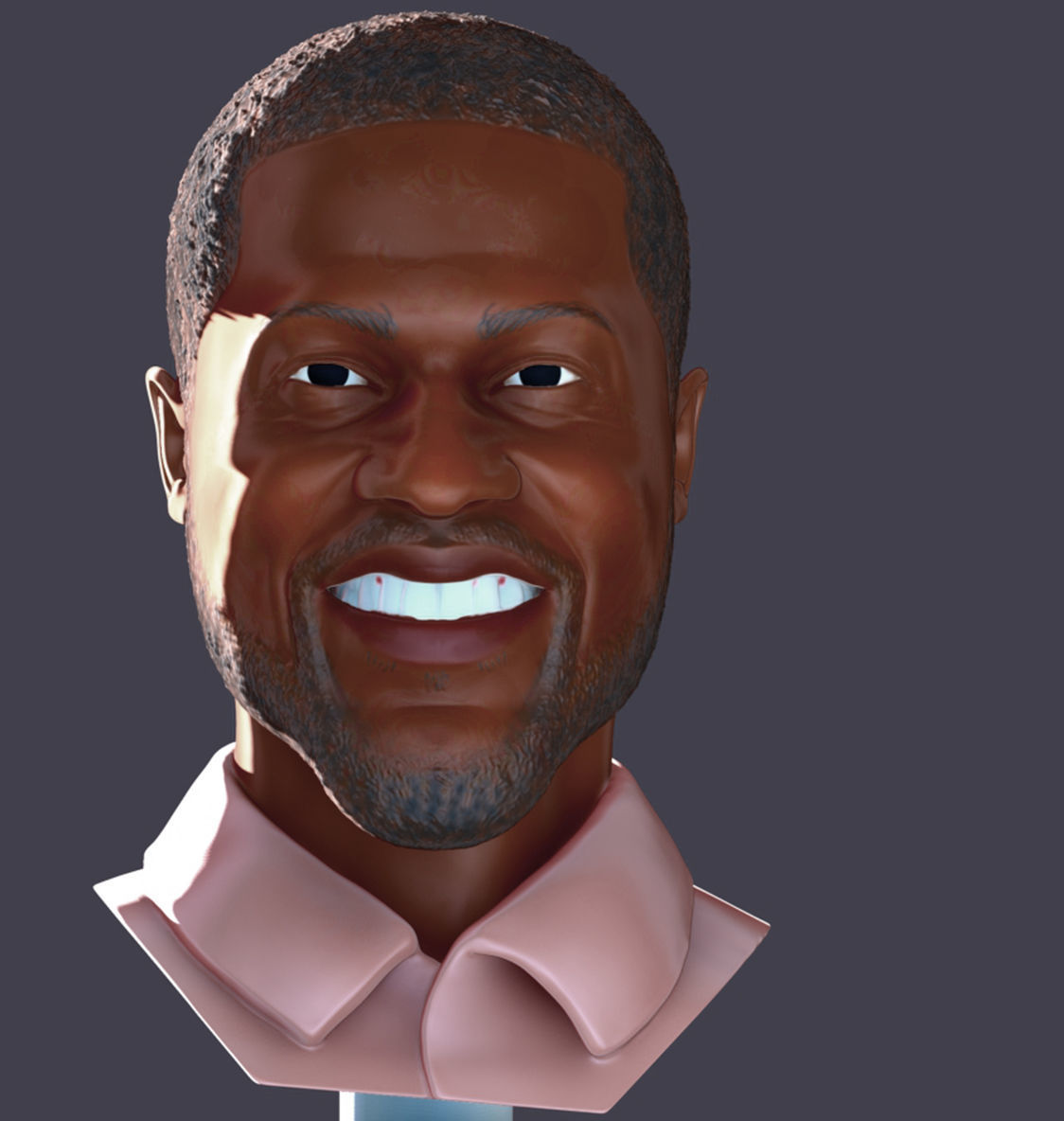 Kevin Hart  3D print model_1