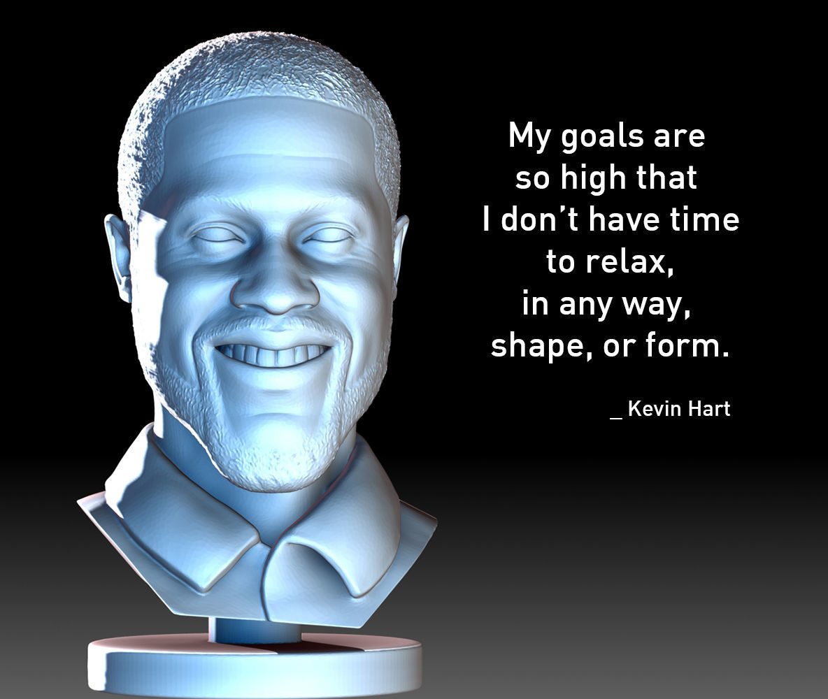 Kevin Hart  3D print model_4