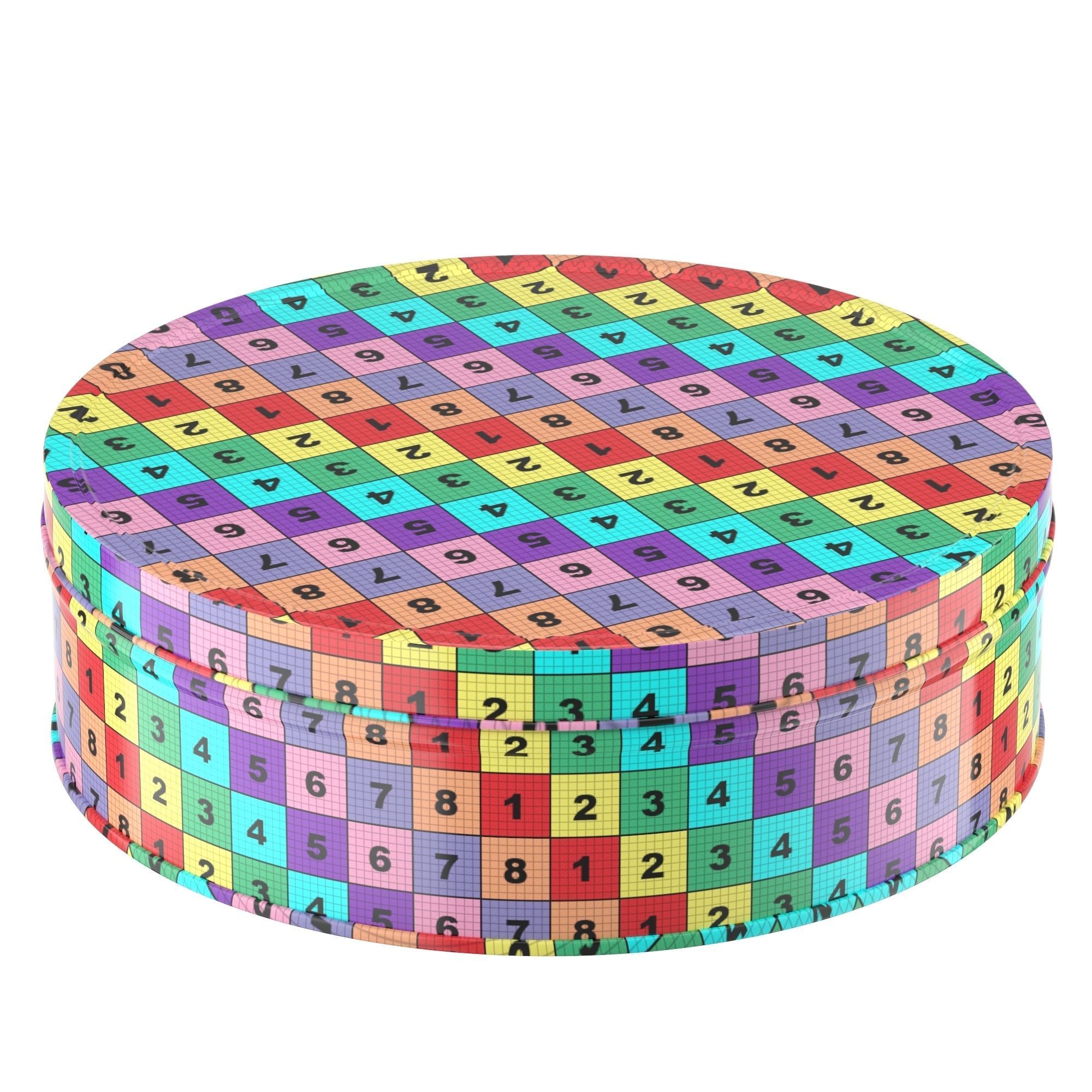 3d model metall can 3D model_4