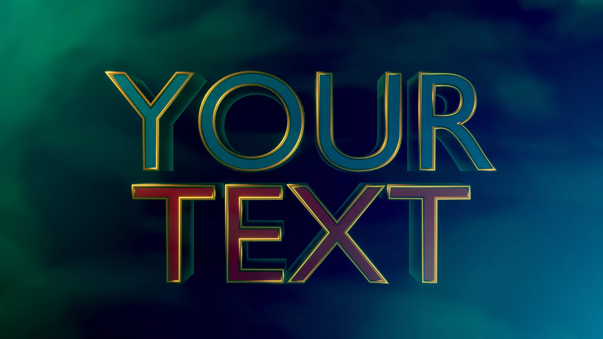 Blender 3d text preset Free 3D model