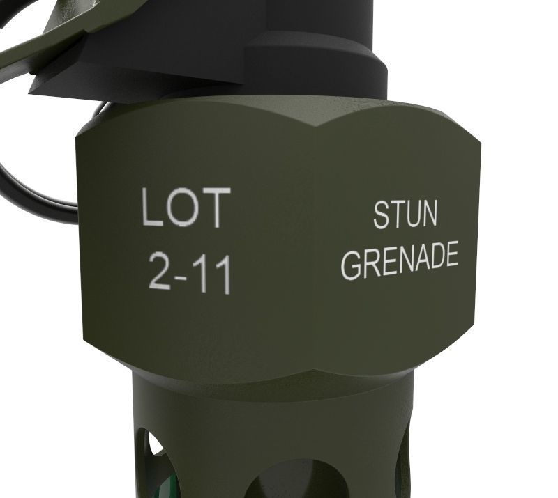 M84 FLASHBANG GRENADE 3D model 3D printable | CGTrader