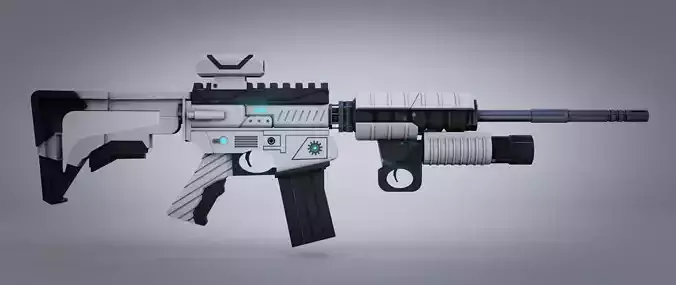 Sci-fi Weapon Rifle