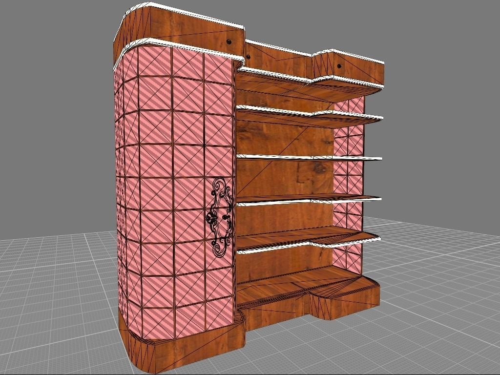 Msk - Wardrobe fin21 3D model_3