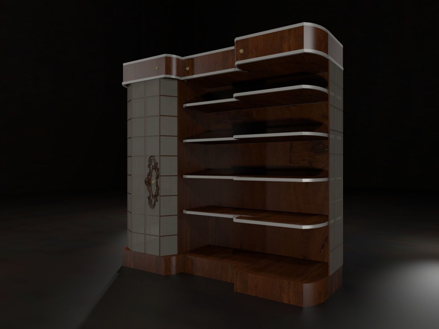 Msk - Wardrobe fin21 3D model_1