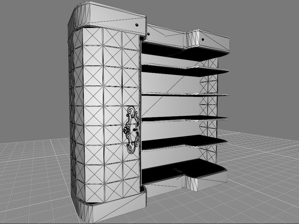 Msk - Wardrobe fin21 3D model_2