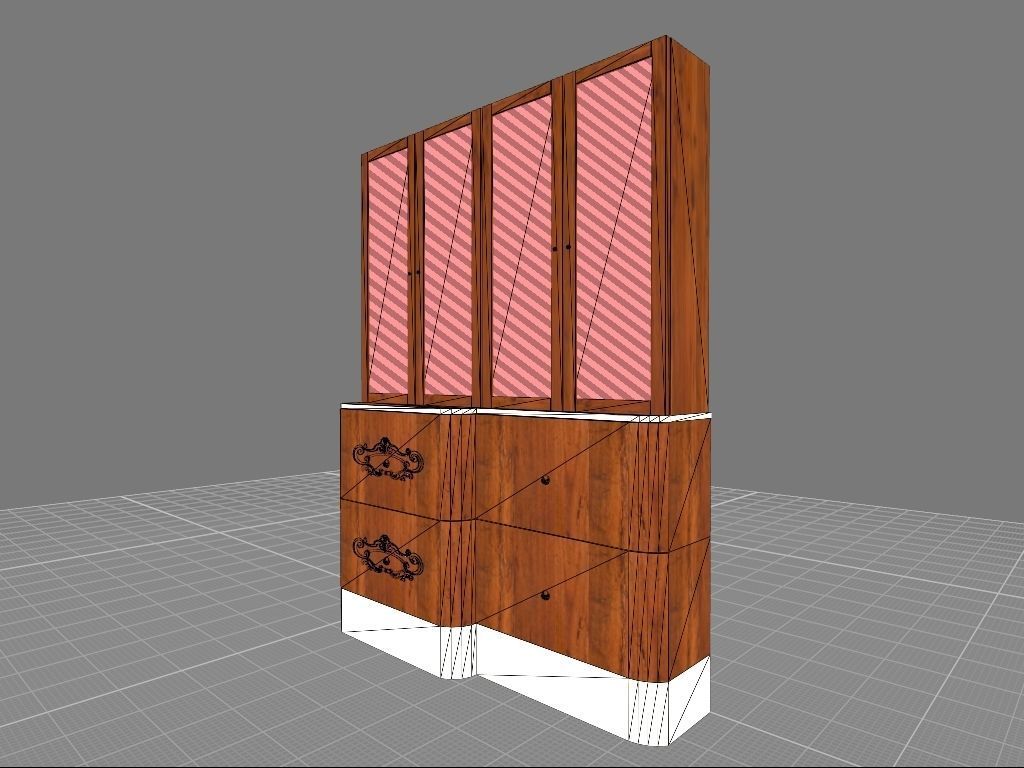 Msk - Cabinet fin22 3D model_4