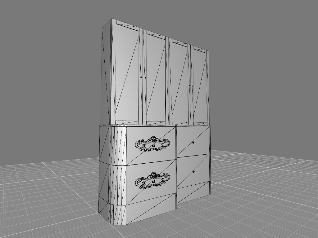 Msk - Cabinet fin22 3D model_2