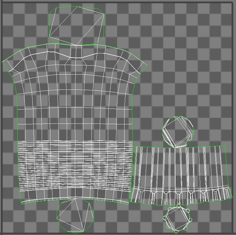 M4A1 Custom Low-poly 3D model_33