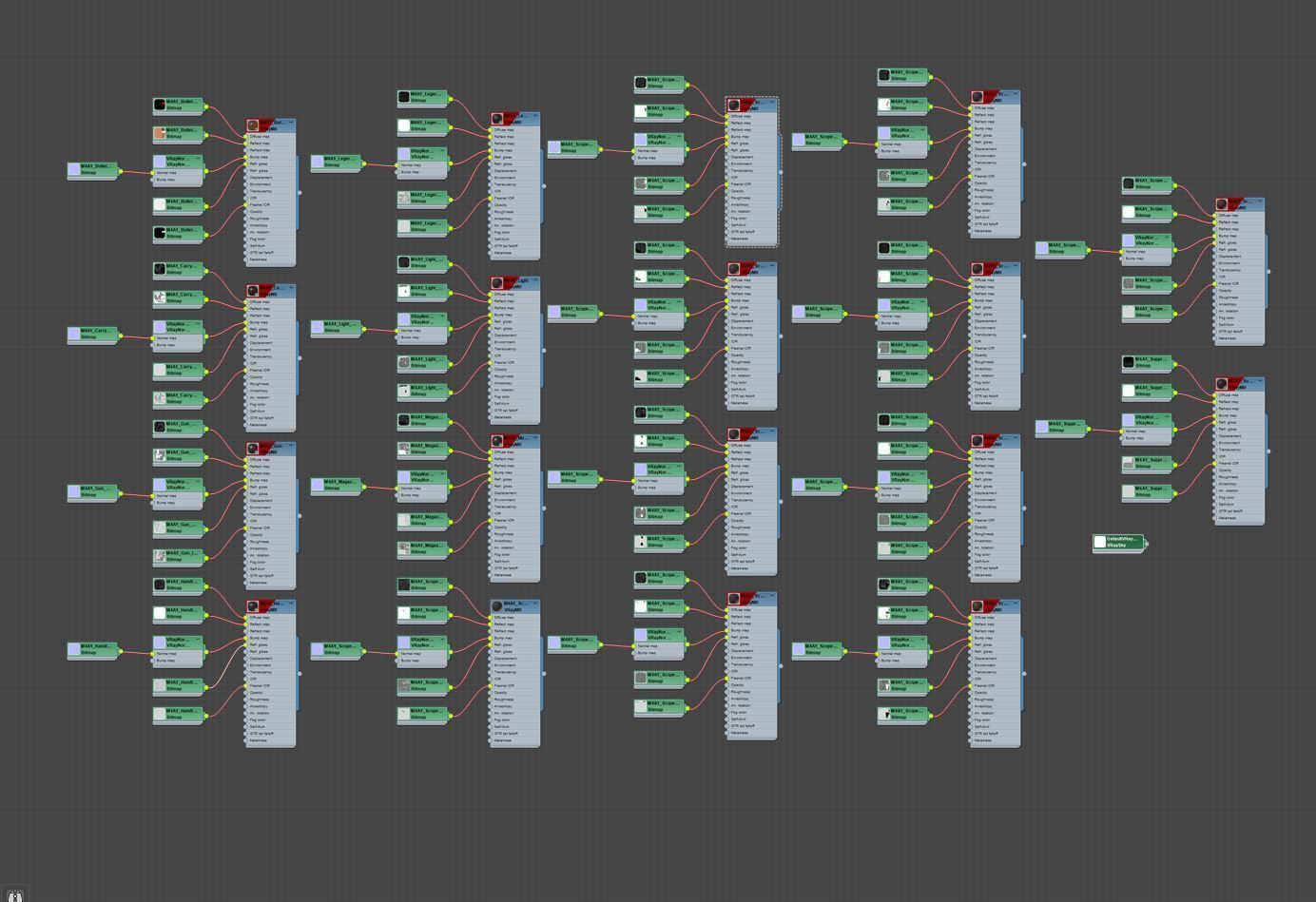M4A1 Custom Low-poly 3D model_30