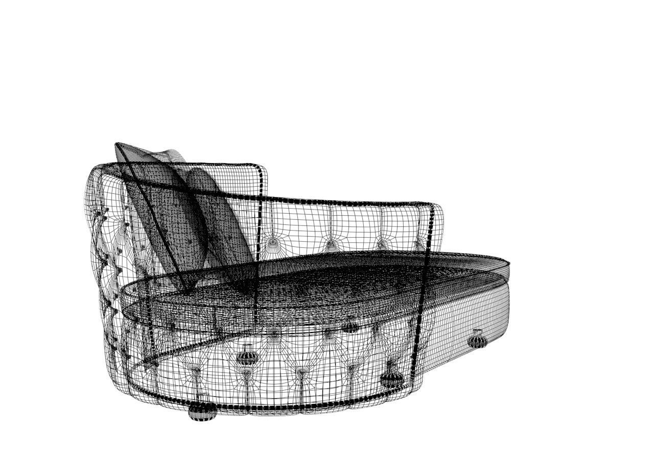 Otantic Design Sofa Low-poly 3D model_33