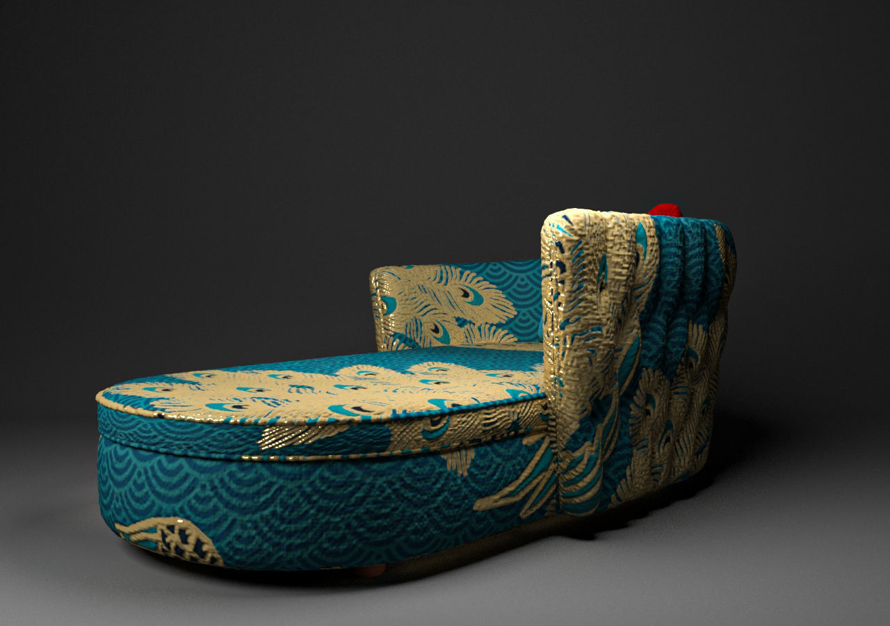 Otantic Design Sofa Low-poly 3D model_13