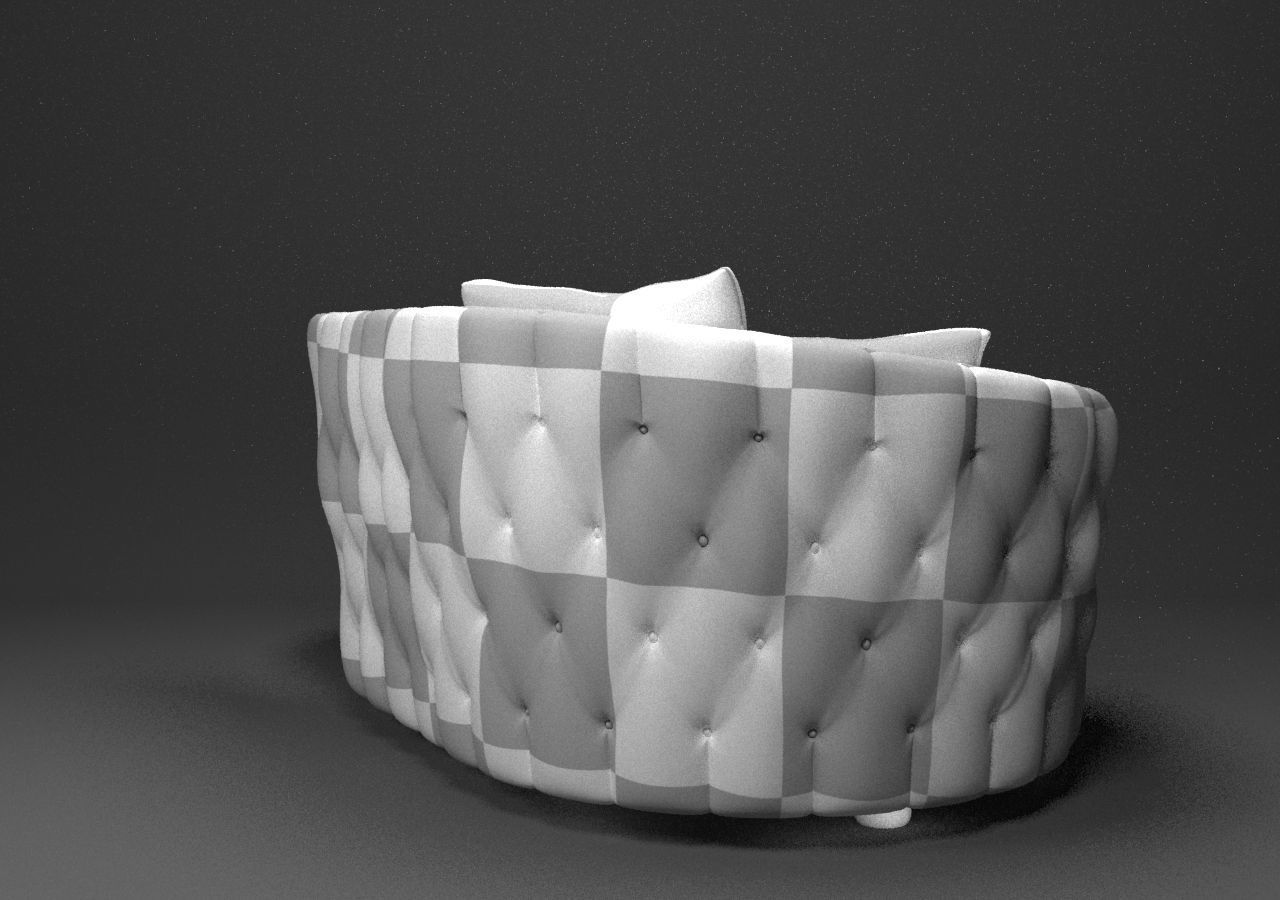 Otantic Design Sofa Low-poly 3D model_23