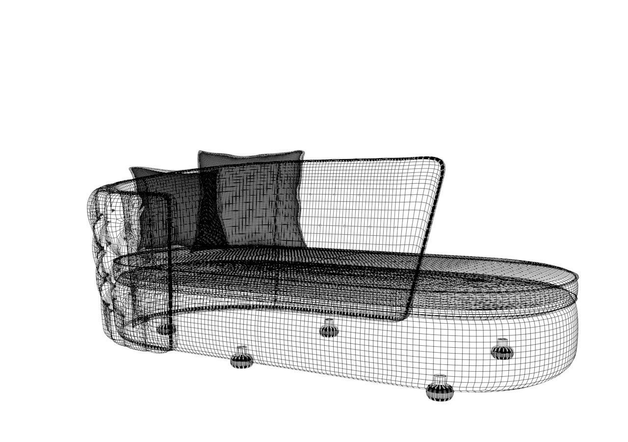 Otantic Design Sofa Low-poly 3D model_6