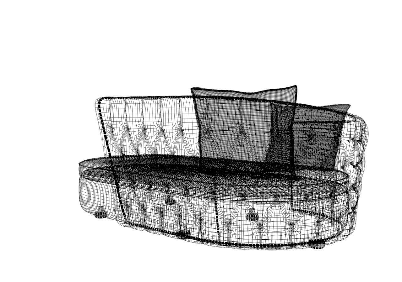 Otantic Design Sofa Low-poly 3D model_21