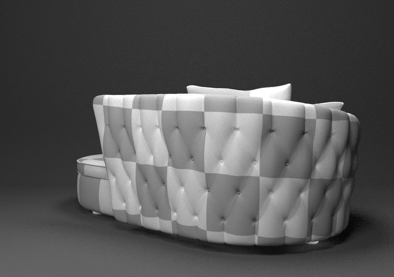 Otantic Design Sofa Low-poly 3D model_20