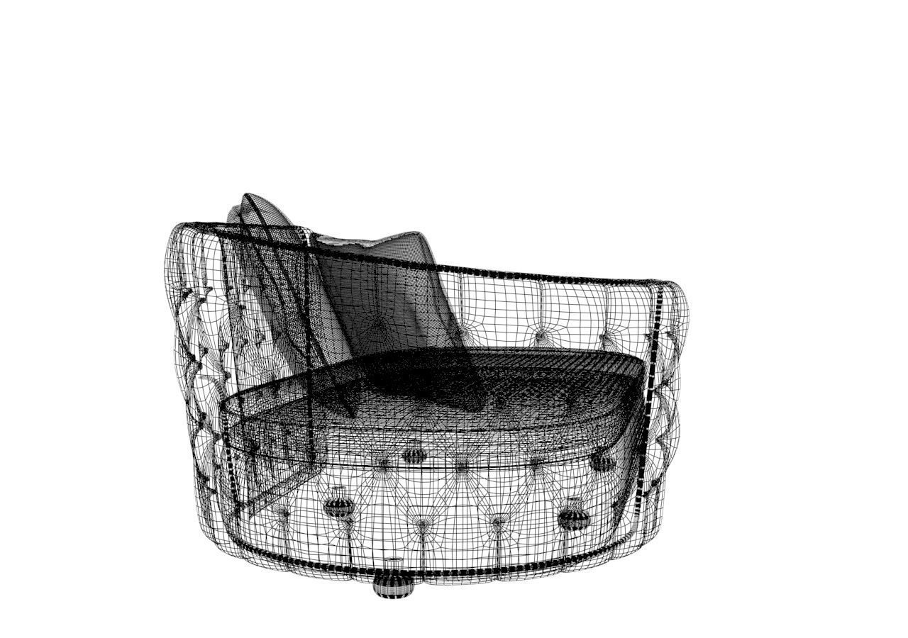 Otantic Design Sofa Low-poly 3D model_30