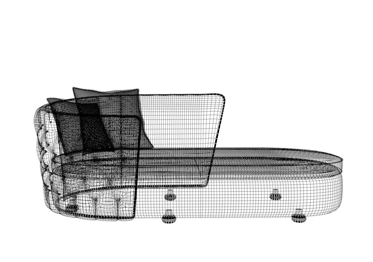 Otantic Design Sofa Low-poly 3D model_3