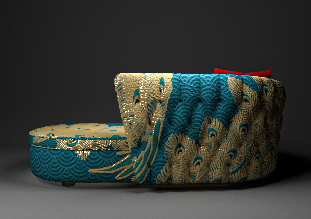 Otantic Design Sofa Low-poly 3D model_16