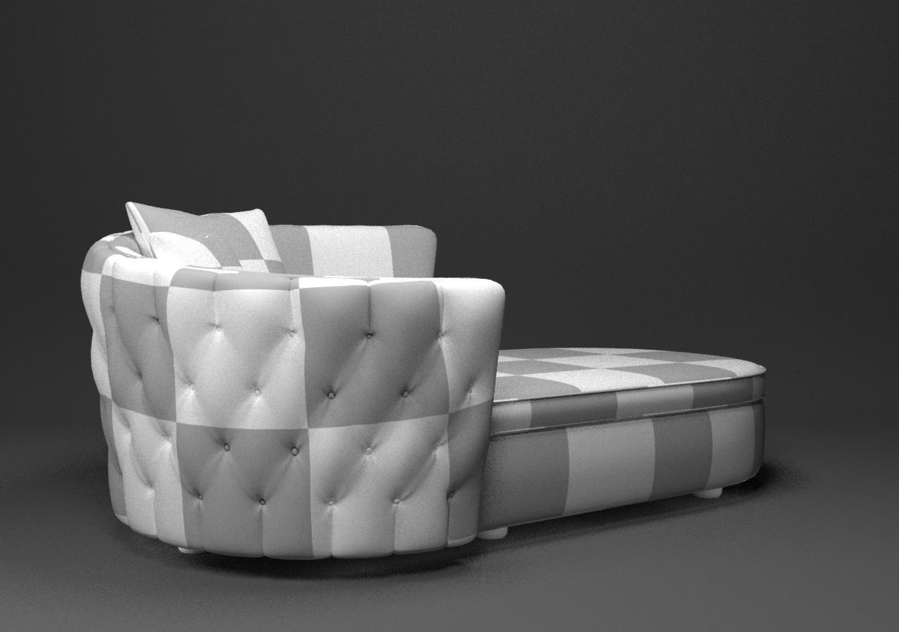 Otantic Design Sofa Low-poly 3D model_38